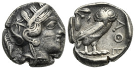 Attica, Athens. Tetradrachm circa 440-404 BC, AR 23,64 mm, 16.86 g. 
VF