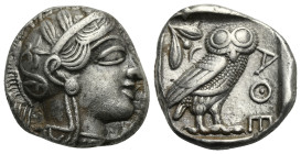 Attica, Athens. Tetradrachm 450-404 BC, AR 25,12 mm, 17.04 g. 
VF
