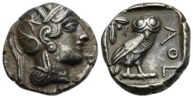 Attica, Athens. Tetradrachm circa 440-404 BC, AR 26,63 mm, 17.11 g. 
VF