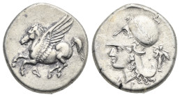 Corinthia, Corinth. Stater circa 345-307 BC, AR 22.00 mm, 8.51 g. 
VF