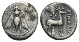 Ionia, Ephesos. Drachm circa 202-150 BC, AR 17.17 mm, 4.01 g. 
Near Very Fine