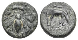 Ionia, Ephesos. Bronze circa 190-150 BC, AE 16.48 mm, 4.82 g.
About VF