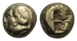 Ionia, Phokaia. Hecte circa 387/26 BC, EL 9.17 mm, 2.43 g. 
About VF