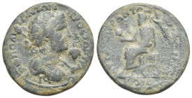 Cilicia, Hierapolis-Castabala. Marcus Aurelius, 161-180. Bronze, AE 31.90 mm, 14.56 g.
About VF