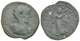Cilicia, Seleucia ad Calycadnum. Gallienus. Bronze circa 253-268, AE 31.20 mm, 10.51 g. 
About VF