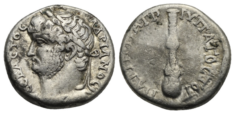 Cappadocia, Caesarea-Eusebia. Hadrian, 117-138. Didrachm 128, AR 20.58 mm, 6.47 ...