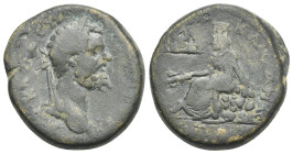 Cappadocia, Tyana. Septimius Severus, 193-211. Bronze dated RY 4 (= 195/6), AE 27.75 mm, 17.23 g. 
About VF