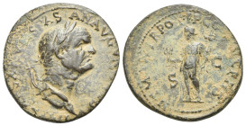 Asia Minor, uncertain mint. Vespasian, 69-79. Bronze circa 69-79, AE 28.89 mm, 8.45 g. 
VF
