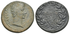 Syria, Seleucis and Pieria, Antioch. Augustus, 27 BC-14. Bronze circa 27/5 BC, AE 25.38 mm, 11.97 g. 
About VF