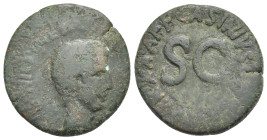 Augustus (27 BC - 14 AD), C. Asinius Gallus. As, Rome 16 BC, Æ 26,55 mm, 9.95 g.
Fine