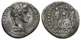Augustus, 27 BC.-14 AD. Denarius, Lugdunum circa 2 BC.-12 AD, AR 19.13 mm, 3.48 g. 
VF