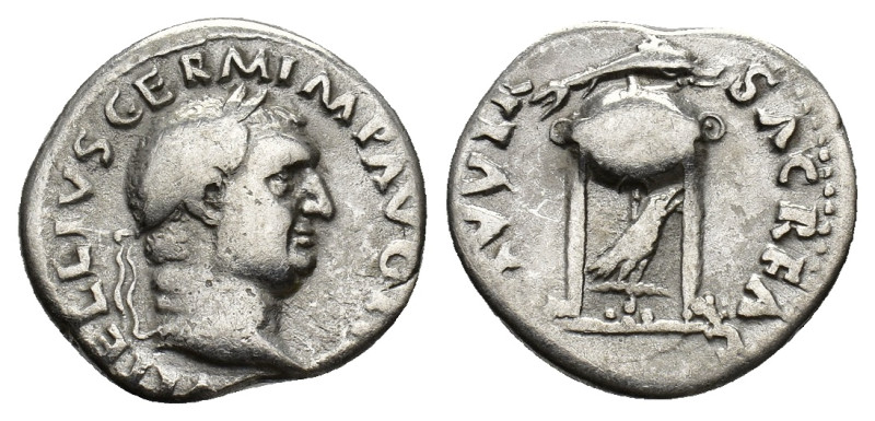 Vitellius, 69. Denarius, Rome 69, AR 18.73 mm, 2.93 g. 
VF