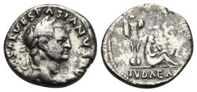 Vespasian, 69-79. Denarius, Rome circa 69-71, AR 18.13 mm, 3.19 g.
About VF.