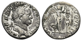 Vespasian, 69-79. Denarius, Rome circa 72-73, AR 17.93 mm, 3.26 g.
Good Fine
