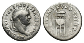 Titus, 79-81. Denarius, Rome circa 80, AR 17.79 mm, 2.94 g. 
About VF