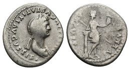 Julia Titi, Augusta. 79-89. Denarius, Rome circa 79/80, AR 19.21 mm, 3.08 g. About VF