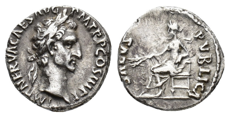 Nerva, 96-98. Denarius, Rome circa 96, AR 16.95 mm, 3.39 g.
VF