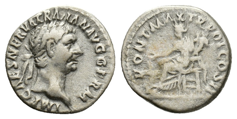 Traianus, 98-117. Denarius, Rome February-October 98, AR 17.97 mm, 3.18 g. Good ...