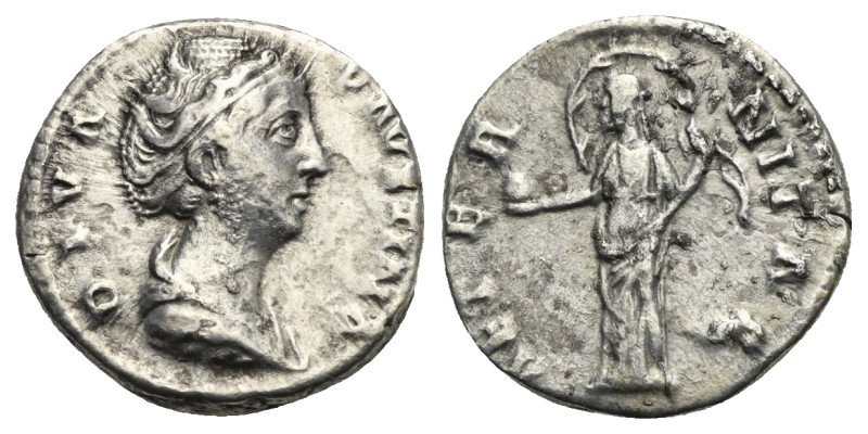 Diva Faustina Augusta, -141. Denarius, Rome 146/61, AR 17.29 mm, 2.97 g. 
About ...