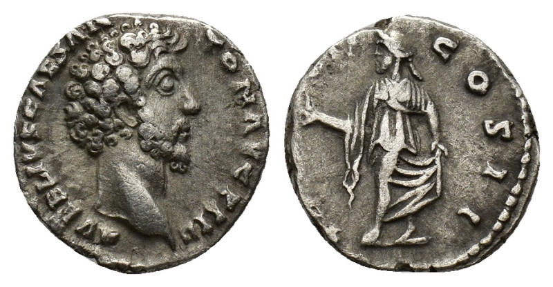 Marcus Aurelius, as Caesar, 139-161. Denarius, Rome circa 146-147, AR 15.71 mm, ...