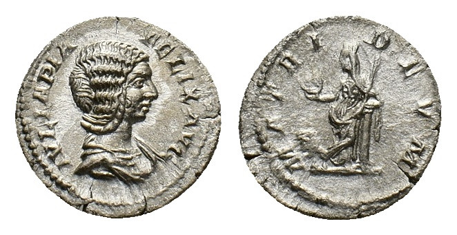 Julia Domna, 193-217. Denarius, Rome circa 211-217, AR 19.17 mm, 2.81 g. 
VF