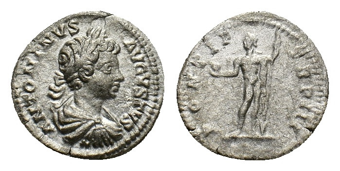 Caracalla, 198-217. Denarius, Rome 200, AR 19.01 mm, 2.97 g. 
VF