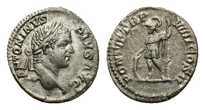 Caracalla, 198-217. Denarius, Rome 206, AR 18.17 mm, 3.33 g.
VF