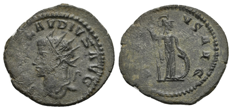 Claudius II Gothicus, 268-270. Antoninianus, Antioch circa 270, AE 22.57 mm, 2.7...