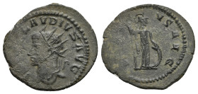 Claudius II Gothicus, 268-270. Antoninianus, Antioch circa 270, AE 22.57 mm, 2.73 g.
About VF