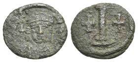 Uncertain ruler. Decanummium circa 560-600, Æ 15,82 mm, 1.73 g.