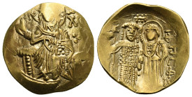 Iohannes III Ducas Vatatzes, 1222-1254. Hyperpyron Magnesia 1232/54, AU 24.87 mm, 4.27 g. 
About VF