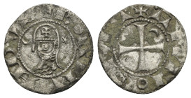 CRUSADERS. Antioch. Bohémond III, 1163-1201. AR Denier 16.45 mm, 0.82 g.
VF