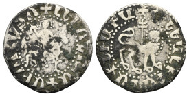 ARMENIA. Cilician Armenia. Levon II, 1270-1289. AR Tram 21,82 mm, 2.67 g.
VF