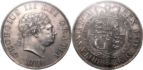 United Kingdom George III 1820 Silver Halfcrown George III PCGS MS62