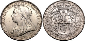 United Kingdom Victoria 1897 Silver Florin Mint state