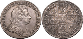 Great Britain George I 1723 Silver Shilling SSC Good very fine, toned