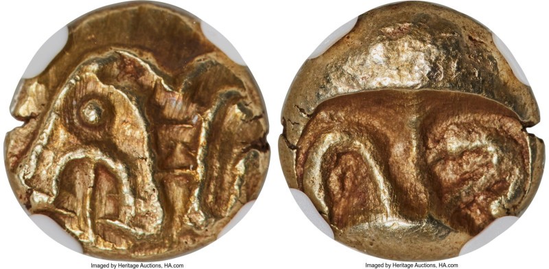 IONIA. Uncertain mint. Ca. 600-550 BC. EL sixth-stater or hecte (11mm, 2.23 gm)....