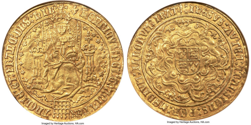 Henry VIII (1509-1547) gold Sovereign ND (1526-1544) AU Details (Obverse Graffit...