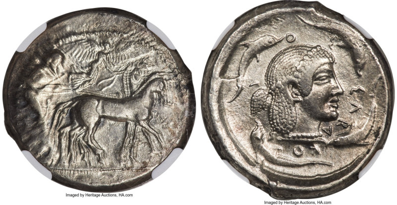 SICILY. Syracuse. Deinomenid Tyranny, Gelon I (ca. 480-475 BC). AR tetradrachm (...