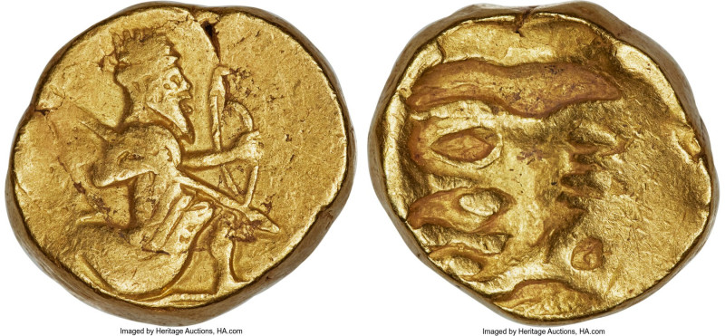 BABYLONIA. Alexandrine Empire. Stamenes-Seleucus (ca. 328-311 BC). AV double-dar...