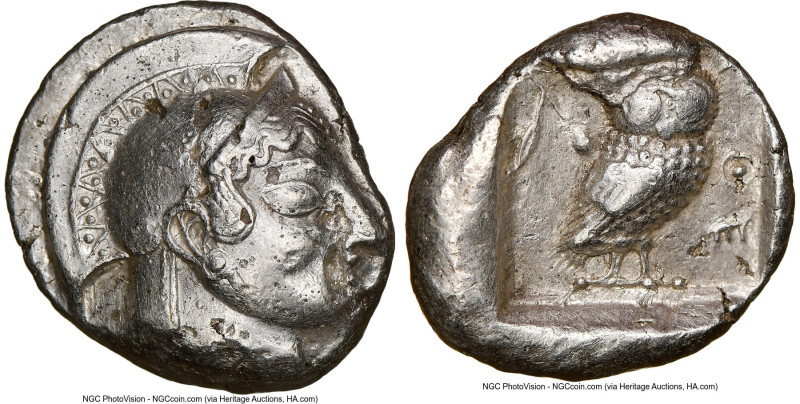 ATTICA. Athens. Ca. 510/500-480 BC. AR tetradrachm (25mm, 16.68 gm, 11h). NGC Ch...