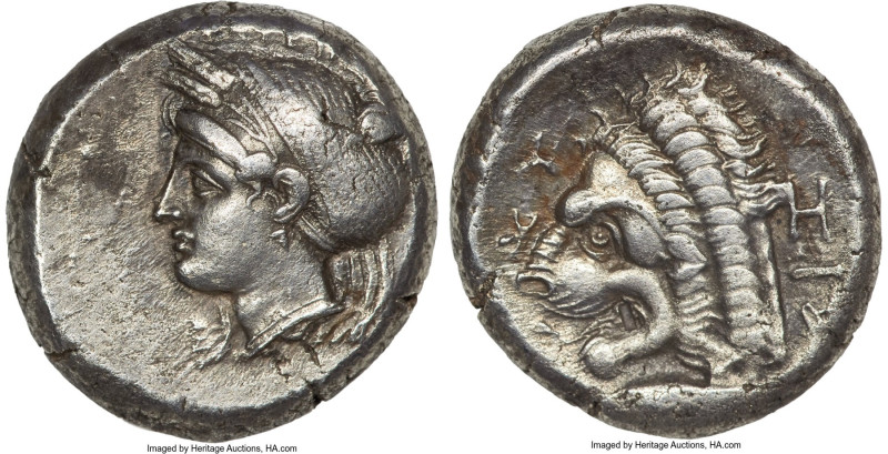 MYSIA. Cyzicus. Ca. 390-330 BC. AR tetradrachm (23mm, 14.92 gm, 12h). NGC XF 4/5...