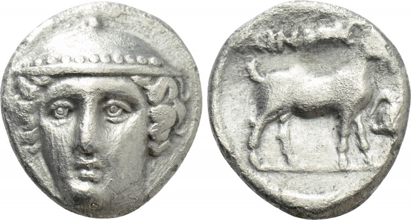 THRACE. Ainos. Tetrobol (Circa 402/1-360/1 BC). 

Obv: Head of Hermes facing s...