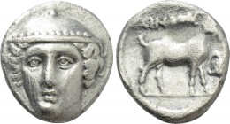 THRACE. Ainos. Tetrobol (Circa 402/1-360/1 BC).
