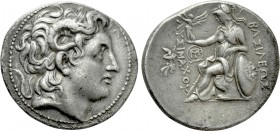 KINGS OF THRACE (Macedonian). Lysimachos (305-281 BC). Tetradrachm. Magnesia pros Maiandroi.