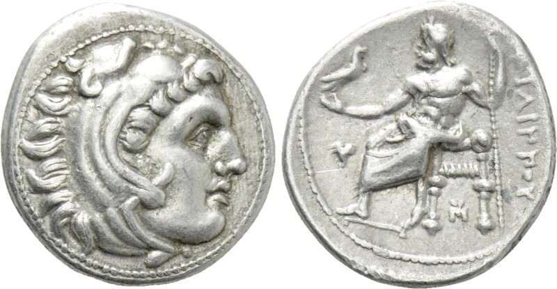 KINGS OF MACEDON. Philip III Arrhidaios (323-317 BC). Drachm. Uncertain mint. 
...
