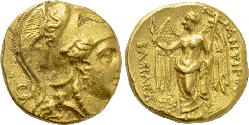 KINGS OF MACEDON. Antigonos II Gonatas. (277/6-239 BC). GOLD Stater. Amphipolis....