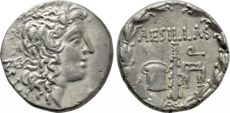 MACEDON AS ROMAN PROVINCE. Aesillas (Quaestor, circa 93-87 BC). Tetradrachm. The...