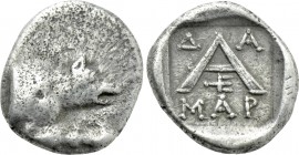 ARGOLIS. Argos. Hemidrachm (Circa 125-80 BC). Damar-, magistrate.