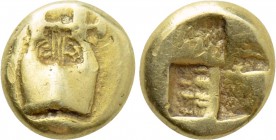 MYSIA. Kyzikos. EL 1/24 Stater (5th-4th centuries BC).